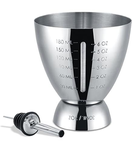 Amazon.com: Garden Of Arts 2-Tone Peg Measure Cup, Steel with